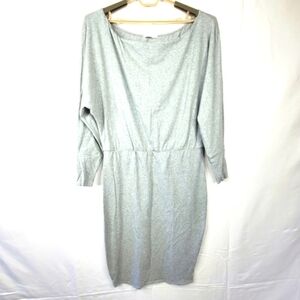 Rebdolls Dolman Sleeve Midi Dress Size 4X Stretch Gray Y2K Casual Soft Stretch
